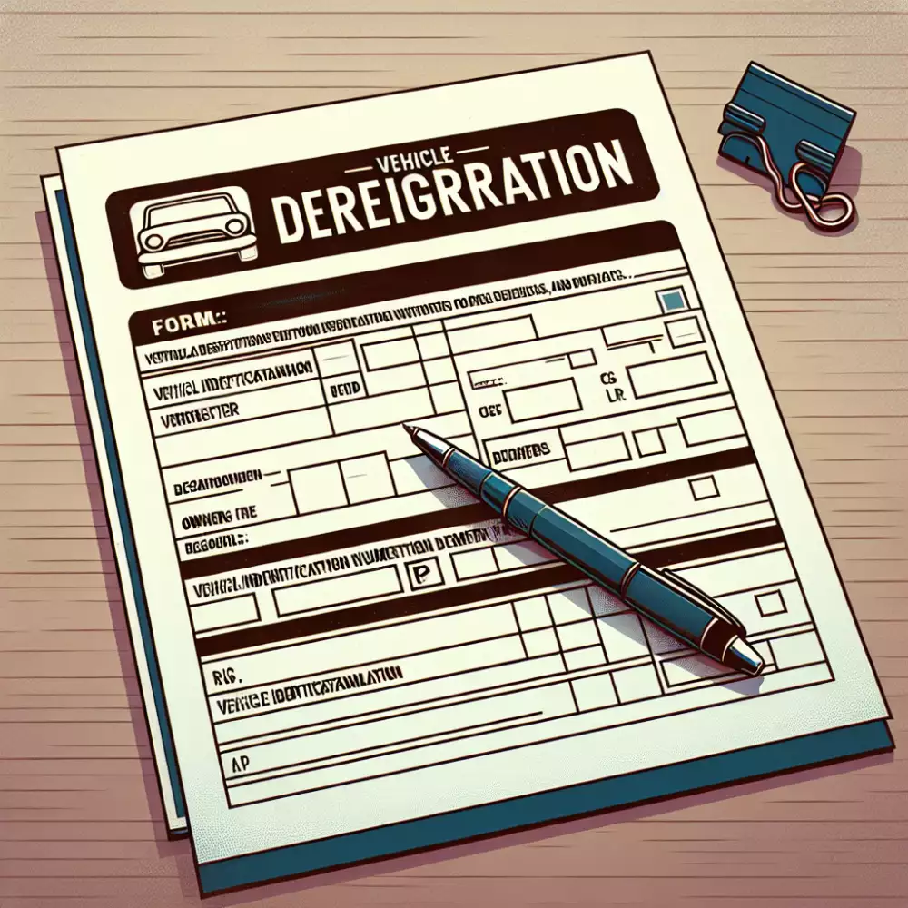 Vyřazení Vozidla Z Evidence Formulář